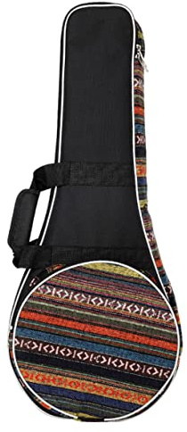 Mandolinentasche Handtasche aus Oxfordstoff, Gepolstert | Nationaler Stil, für Unterwegs, Aufbewahrungsbeutel mit Trage und Schulterfunktion