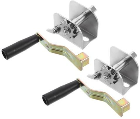 BIUDECO 2 Pezzi Kit Tenditore Rete Sportiva con Manovella Portatile Regolazione Liscia per Reti Badminton e Pallavolo Materiali Resistenti per Uso Esterno Strumento per Tensionamento