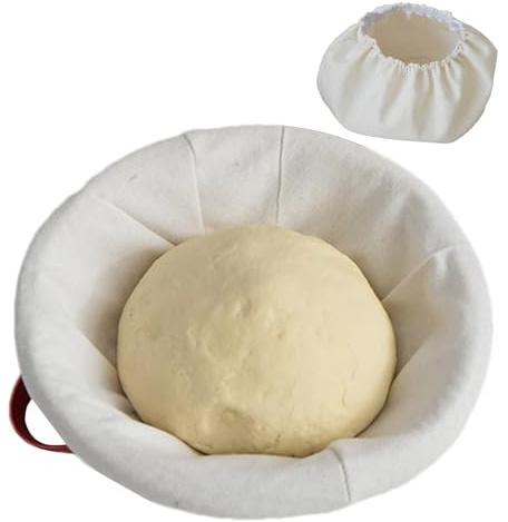 Cesto portapane – lievitata, contenitore per pane a doppia maniglia, sollevamento di pasta multifunzionale, include una custodia in tessuto, costruzione robusta | Ideale per la produzione di