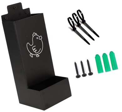 Geflügelfutterspender für Geflügel, Austern, Muscheln, automatische Ausgabe, Futternapf, Eisen Hühnerfutterspender für Kükenställe, Zubehör für Geflügelfutterspender