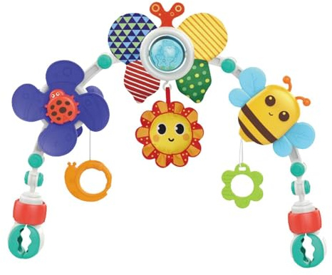 Stroller Arch Toy - Stimulation Toys, 60cm Clip On Sensory Activity Bar