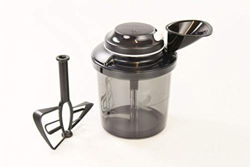 Tupperware Chef Extra-Chef 1,35 L schwarz - Zerkleinern & Lagern - 15,6 cm Durchmesser, 19,5 cm Höhe