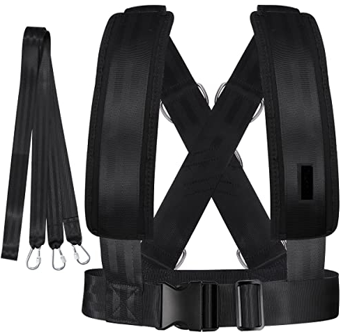 BESPORTBLE Schlitten Gurt Fitness Widerstandstraining Zuggurt krafttraining Geschwindigkeit Übung Schultergurt Widerstand Brustgurt Ziehen