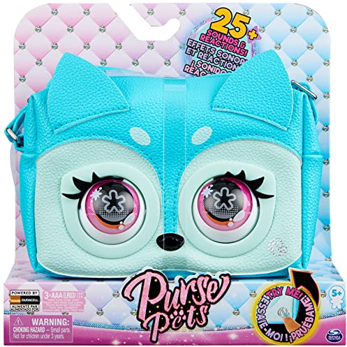 Purse Pets Frecher Fuchs Tasche - Wird mit interaktiven Funktionen, Augenblinzeln und Musik lebendig, ab 5 Jahren