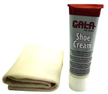 Hebold Schuhmacherei Schuhpflegeset für Lacklederschuhe mit GALA Lacklederpflege: Farbe: Schwarz mit Baumwolltuch und Beutel