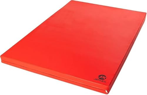 Jeflex - Weichbodenmatte & Turnmatte 200 x 100 x 8 cm MADE IN GERMANY/Gymnastikmatte tragbar/platzsparende Fitnessmatte & Yogamatte/Spielmatte für Kinderzimmer
