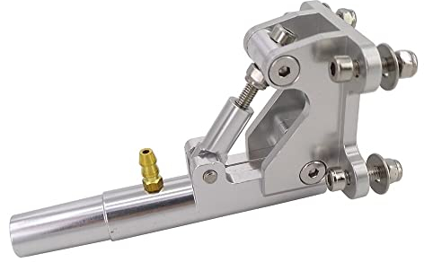 PRODCA Spielzeugzubehör RC Boot Flexible Schaftstrebe 6,35 mm 1/4 Zoll Kabelhalterung 95 mm Kompatibel mit Benzin Nitro RC Boot Speed Oval VEE