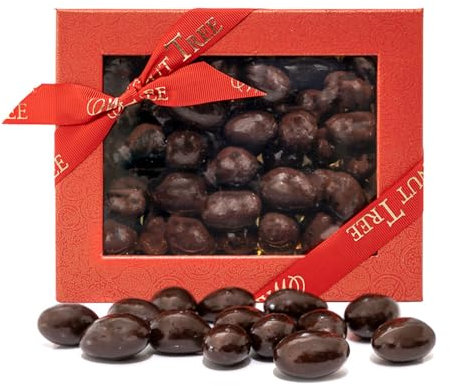 Walnut Tree – Gourmet Brazil Nuts, Hazelnuts & Almonds Gift, Covered in Rich Dark Chocolate – Hand Packed – Great Taste Award Winner – Luxury Gift Selection, Birthday, Anniversary, 300g