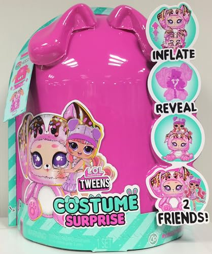 L.O.L. Surprise! Tweens Costume Surprise Ali Dance Modepuppe mit Aufblasbarem Rosa Welpenkostüm und Zahlreichen Überraschungen, u. a. Tolle Mode und Accessoires - Ideal für Kinder ab 4 Jahren