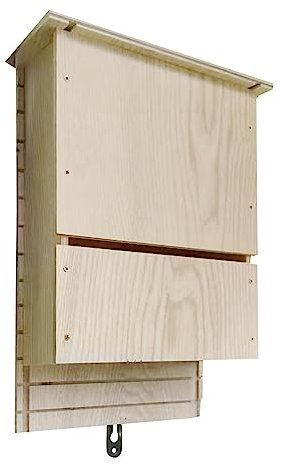 Maciun Im Außenbereich des Hauses Fledermaus-Habitat, Fledermaushäuser aus Holz für den Unterschlupf | Fledermausnest aus Holz, wiederverwendbar für den Winterschlaf, Dekoration aus Holz