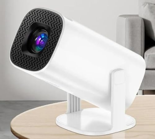 HONGTOP Smart Mini Projector Android 11 WiFi6 Soporte 4K Blanco DLP Bluetooth Wi-Fi