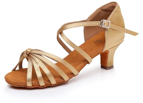 Rosefinch Chaussures de Danse Latine Femmes Salsa Tango Chacha Dancehall Pratique Chaussures de Danse