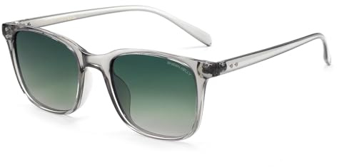 SHEEN KELLY Polarisierte Sonnenbrille Herren Damen– Leichter, Klassischer Quadratisch Rahmen mit Minimalistischem Design