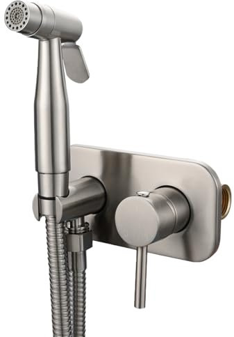 Saiyana Aggiornamenti Bidet Manuale con Miscelatori Caldo E Freddo Bidet per Lavaggio Femminile Attacco per Bidet con Acqua Calda Soluzione per Bidet per Anziani