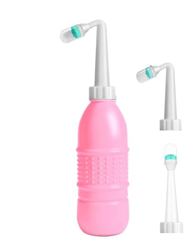 Perineal Bottle, Douche Bottles for Women | Portable Bidet for Postpartum, Reusable Anal Douche Douche Cleansing System, Ergonomic Vaginal Cleaner Female Syringe Cleaner for Female Vaginal Washing