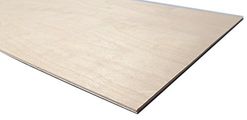 4mm Birch Plywood Sheet 600x300x 4mm - (Pack of 50) - Laserable Low Fume E1 Glue Ply