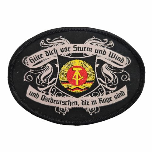 Aufnäher Aufbügler Hüte Dich vor Ostdeutschen DDR NVA Ostdeutschland ost Motive