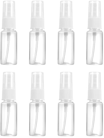 MBAIYO 8 x 20 ml sprayflaska liten, sprayflaska tom mini sprayflaska sprayflaska sprayflaska för parfymer oljor vatten alkohol