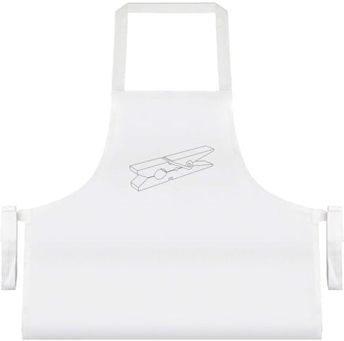 Azeeda 'Clothes Peg' Unisex Cooking Apron (AP00081812)