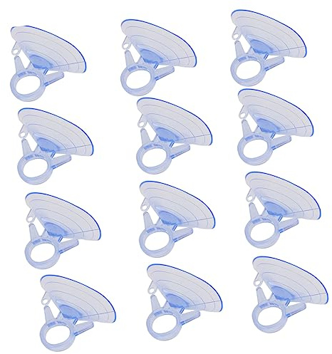 VALICLUD Ventosas Transparentes para Parasoles De Parabrisas 40 Unidades 4.5 Cm para Vidrio Automotriz Uso Automóvil y Hogar Almacenamiento Fácil