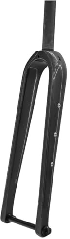 Forcella Gravel Fork 700C in Fibra di Carbonio per Bici da Strada, Perno Passante da 28,6 mm, Freno a Disco 12x100 mm, Forcella Rigida, Tubo Anteriore Dritto/Conico da 1-1/8