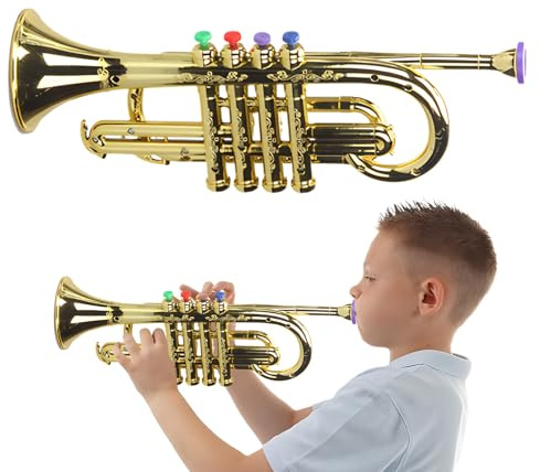 Trompete Spielzeug – Musikinstrumente für Kinder, Eltern-Kind-Instrumente | Musiklehrer für Kinder, Mädchen, frühe Musikerziehung, Klassenzimmer, Zuhause