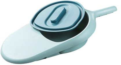 HOODANCOS Orinal para Adultos con Tapa y Mango Bacinilla Portátil para Pacientes y Personas Mayores Accesorio Hospitalario Cómodo y Fácil de Limpiar Uso para Embarazadas y Camping