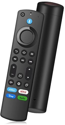 Telecomando vocale per tutti i televisori della serie Fire, telecomando per Fire Smart TV (3a generazione) e TV Stick (2a/3a generazione)/4K/Lite/4K Max/Cube, per dispositivi QLED Insignia Pioneer HD