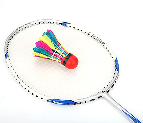 Alomejor 11 Stücke Federball Bunt Kinder Badminton Shuttlecock Bunte Badminton Bälle für Sport Training Spiel