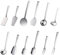 SBOMHS Küchenhelfer Set 12 Stück Edelstahl Küchen Utensilien silber Küchenzubehör Kochgeschirr Set, Home Kitchen Cooking Tools Küchen Utensil