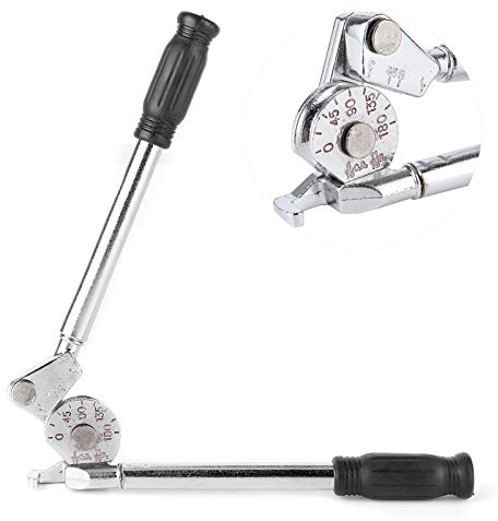 Pipe Tube Bender, 0-180 Degree Manual Tube Bender, Manual Tubing Bender for Bending 5/16 8mm Copper, Aluminum and Thin Steel Pipes