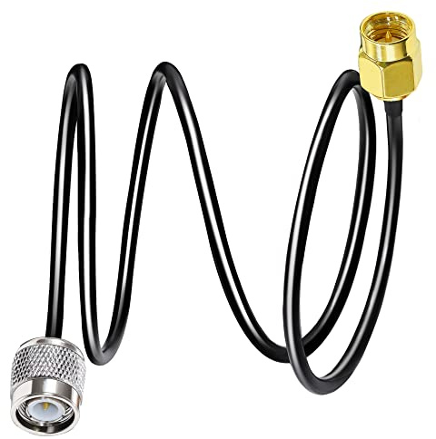TUOLNK Cavo da SMA a TNC RG58 Cavo adattatore coassiale RF da TNC a SMA 50 ohm per dispositivi LAN wireless