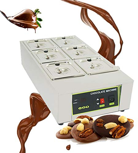 Chocolate Tempering Machine 0℃~90℃, 8 Kg Chocolate Melter, Digital Temp Control, Chocolate Melting Machine For Commercial Use