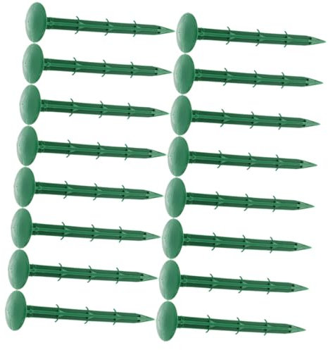 TINEASUR 150piezas Estacas De Jardín Clavos De Sujeción para Tiendas y Paisajismo Fijación De Malezas y Redes De Jardín Piquetas para Camping y Césped Artificial
