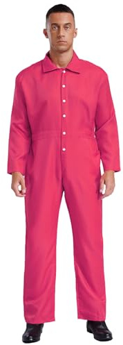 Runhomal Uniforme de Travail Homme Haute Visibilité Combinaison Salopette Manches Longues Ensemble Vêtements de Travail Agricole Mécaniciens Chantiers