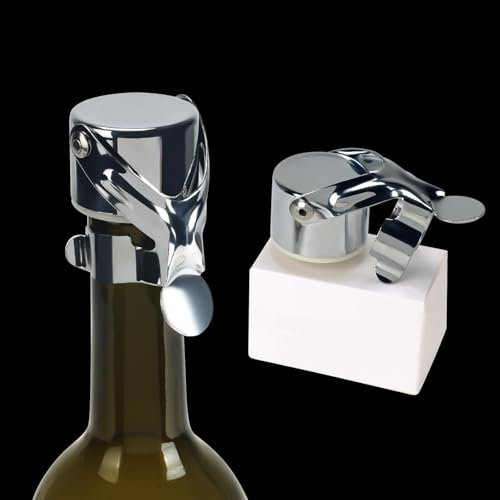 Minnhua Tappo per Spumante Tappo Spumante in Acciaio Inox Tappo Champagne Tappi Bottiglie Vino Tappi per Bottiglie di Vino Tappo per Bottiglia Vino Tappi Bottiglie Chiudi Bottiglia Vino