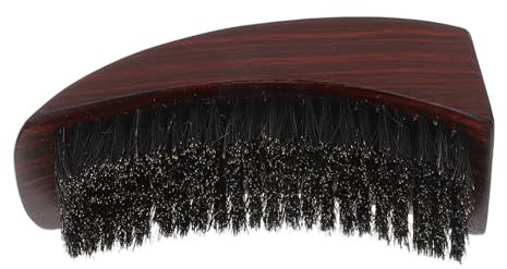 NOLITOY Herren Haar Und Bartbürste Aus Holz Ergonomischer Griff Sanfte Pflege Für Feines Haar Und Bart Tragbare Haarbürste Für Unterwegs Hochwertige Pflege Für Gepflegtes Aussehen