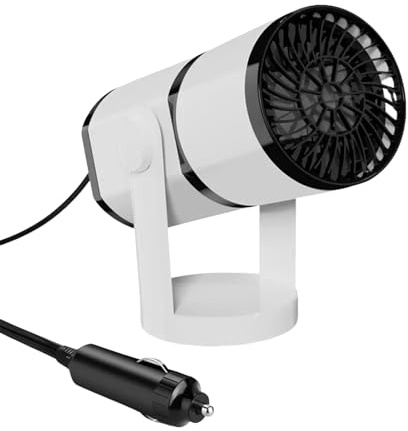 Tragbare Heizung - Schnelles Defroster, Rotierende Basiseinheit | 2-in-1-Heizkühlgerät Für Windschutzscheiben, 12-V-Stromausfall Für Winterfahrten, Kompaktes Armaturenbrettwärmer Für Fahrzeug, Praktis