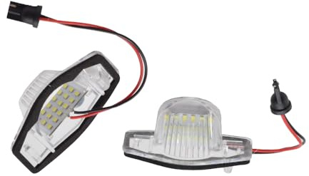 Yoegerery 2 PZ LED Licenza Numero Targa Luce Per Honda Odyssey Fit Jazz Stream Insight CR-V Vezel HR-V FR-V