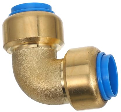 ifundom 90degree Rv Water Pipe Connector Elbow Fitting Brass Connect Hookup for Rv Outdoor Water Hose Adapter Pipe Fittings