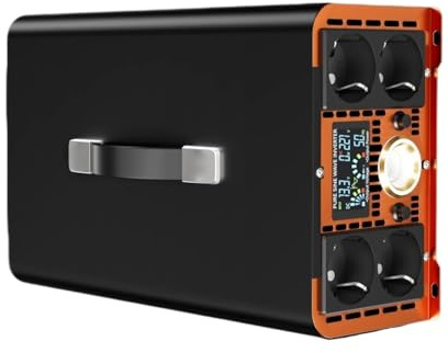 Inversor Corriente Inversor Onda Pura 24 V A 220 V con Enchufe Europeo 6000 W 5000 W 4000 W 3000 W Transformador 220 A Convertidor USB Transformador(48V,220V_10000W)