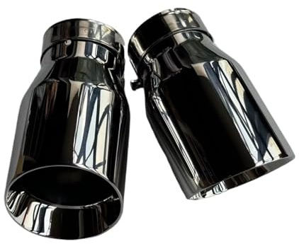 Tailpipe Modification 1 Piece Stainless Steel Universal Exhaust Tip Pipe For Bmw For Benz Car Accessories Exhaust Tip Trim(ID 63MM-OD 89MM)