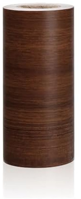 YZWHKJ Frise Murale Adhesives Papier peint auto-adhésif en PVC imperméable, ligne de taille bois, autocollants vinyle for plinthes salon, d'angle bordure murale plinthe(Light Brown,5cm x 5m)
