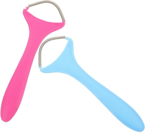 FIXOSHEE 2 Stück Manueller Gesichtsepilierer mit Haarfaden Fadenhaarentfernung Hautpflegegerät für Damen Gesicht Lippen Nacken Tragbar Schonend Leicht zu Bedienen