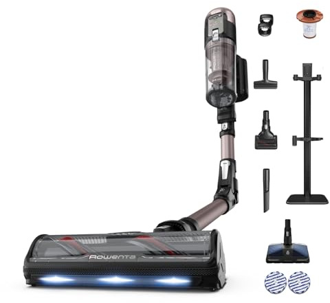 Rowenta X-Force Flex 1660 kabelloser Akkustaubsauger, Extreme Saugkraft, 315 Air Watt, optimale Ergebnisse auf Allen Böden, LED-Beleuchtung, 2 Stunden Laufzeit, Flex-Gelenk, inkl Zubehör, RH9CD9E0