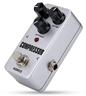 Dynamischer Kompressor Gitarreneffektpedal Mini Vollanaloge Effektprozessor f¡§1r E-Gitarre Einzeleffekt