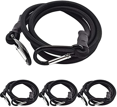 Tensores Elasticos,Pulpos Elasticos,Cuerdas Elásticas con Ganchos 4 Piezas