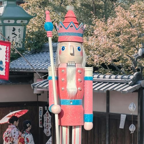 CDL 5feet Tall Life-Size Large/Giant Christmas Wooden Nutcracker King & Soldier Ornament/Doll/figures Events/ShopWindow/Wedding Party/Home & Commercial Decoration (5F-K36)