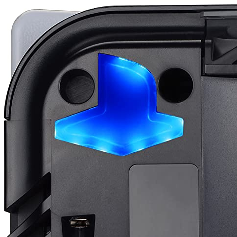 eXtremeRate RGB-Logo-LED für ps5 Konsole, 7 Farben 24 Effekte Beleuchtete Logo-LED Zubehör für ps5 Disc & Digital Konsole