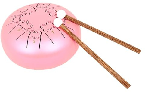 Vaguelly Zungentrommel Für Erwachsene Und Jungen Und Mädchen 5 5 Tragbare Stahltrommel Mallet Metalltrommel Für Schlaginstrumente Einzigartiges Design Für Musikdarbietungen